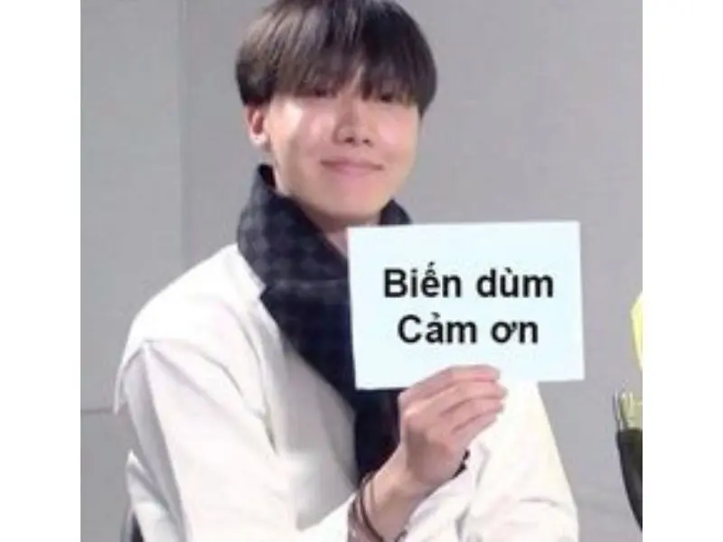 Meme cảm ơn cute đáng yêu với sự dễ thương