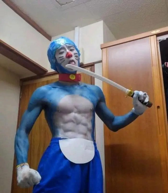 Meme Doraemon với nét mặt độc đáo