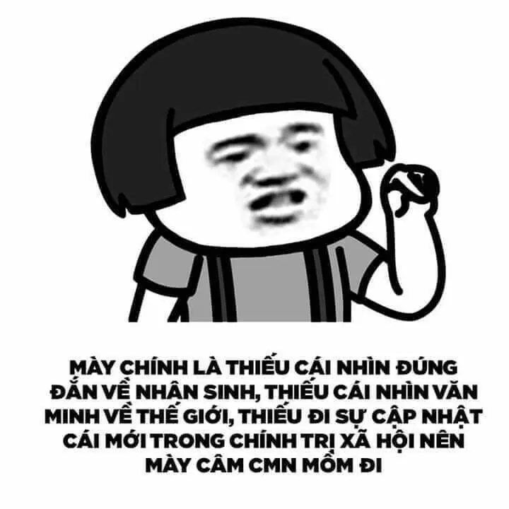 Meme chửi người với các câu nói vui nhộn