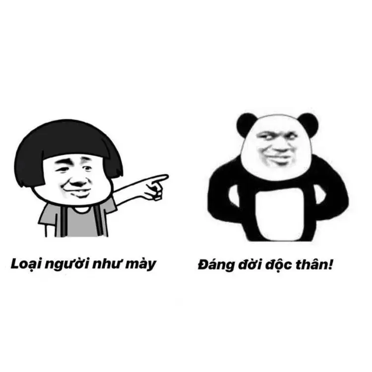 Meme chửi thuê phổ biến trên mạng xã hội