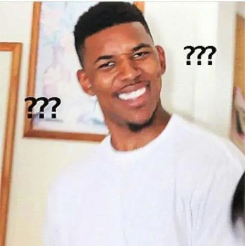 Meme không hiểu gây cười với nét mặt bối rối