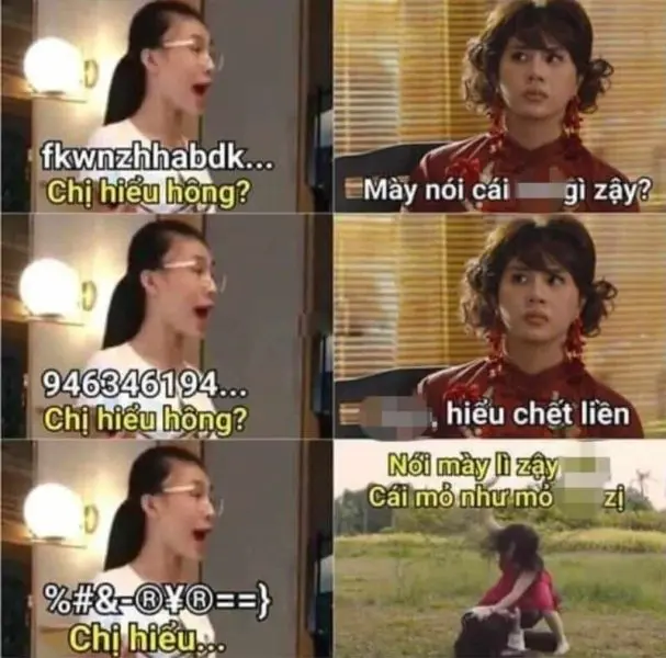 Meme không hiểu gây cười với biểu cảm hoang mang