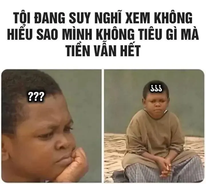 Meme không hiểu với biểu cảm không biết nói gì