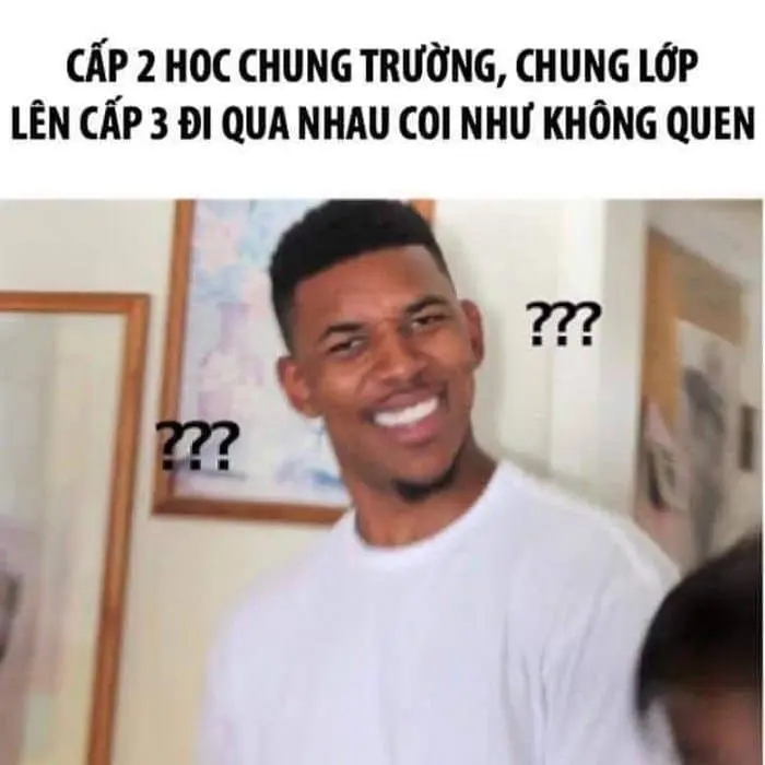 Meme không hiểu với biểu cảm hoang mang