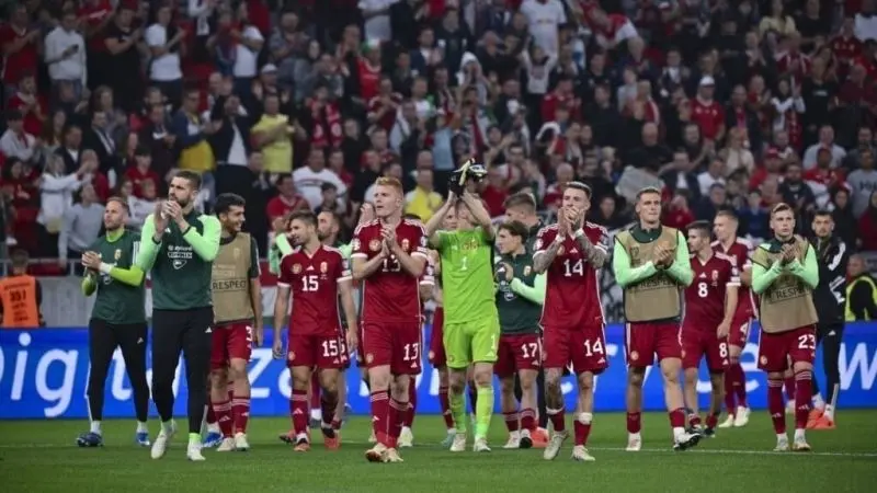Hình ảnh đẹp về hàng thủ vững chắc của đội tuyển Hungary
