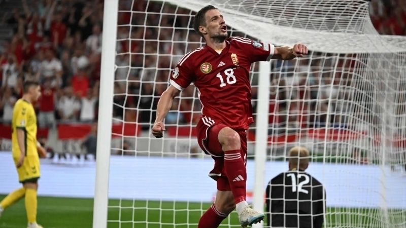 Đội tuyển Hungary trong trận cầu đầy cảm xúc
