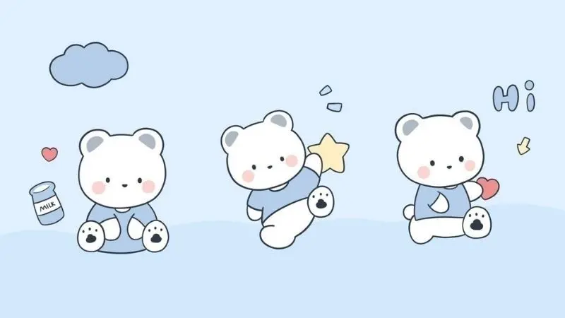 Hình ảnh nền máy tính cute đáng yêu cho ngày mới Hình ảnh nền máy tính cute đáng yêu cho ngày mới