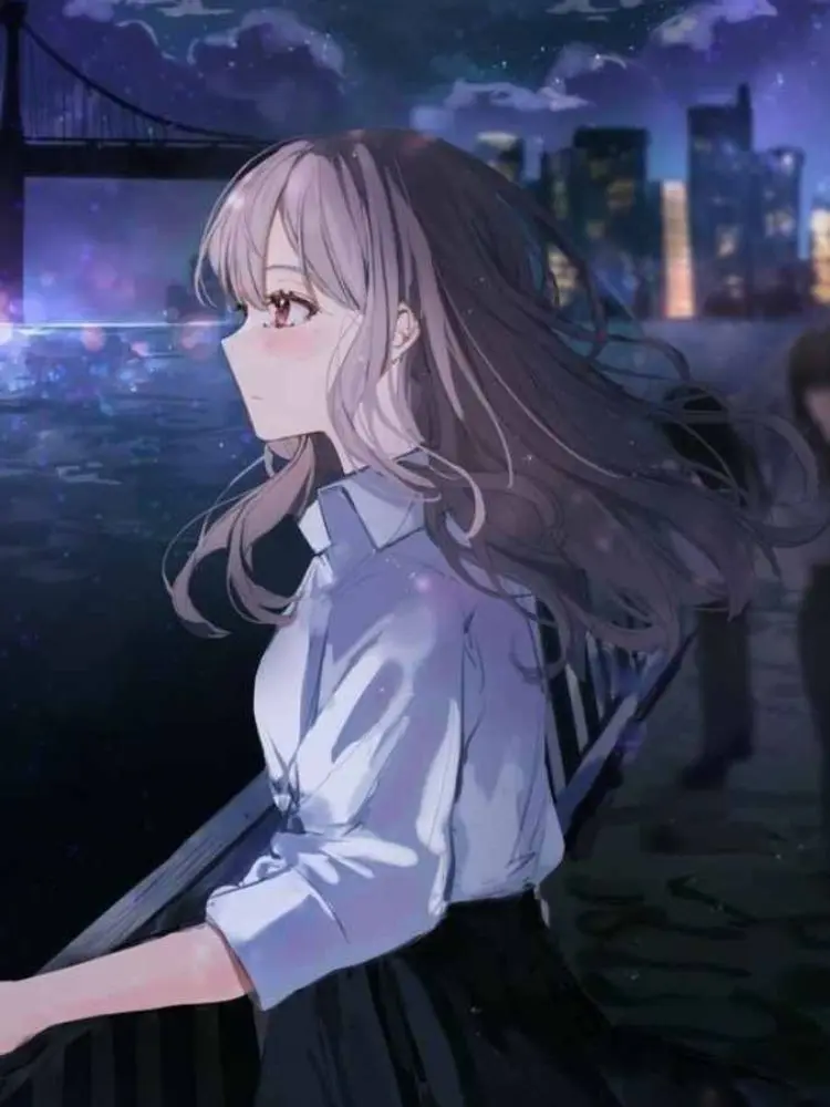 Cảm xúc buồn bã toát lên từ ảnh buồn anime