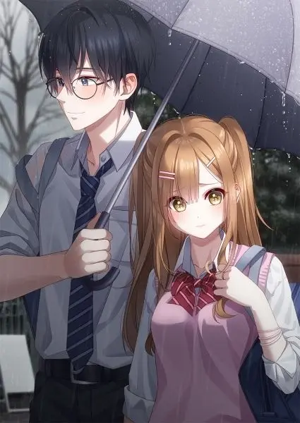 Tình yêu trong trẻo của cặp đôi anime dưới mưa