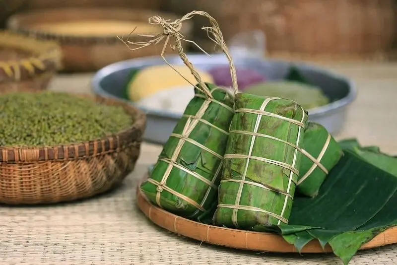 Hình ảnh bánh chưng ngày Tết tượng trưng cho lòng biết ơn Hình ảnh bánh chưng ngày Tết tượng trưng cho lòng biết ơn