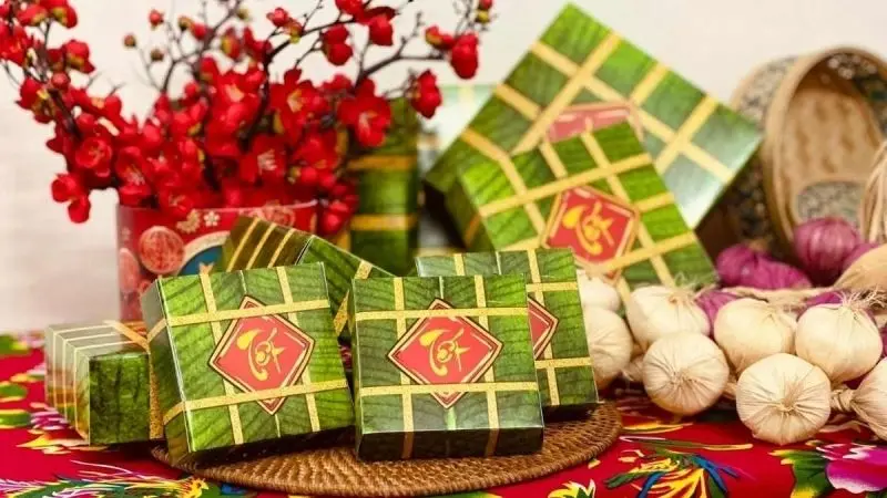 Hình ảnh bánh chưng ngày Tết gắn liền phong tục Việt Nam Hình ảnh bánh chưng ngày Tết gắn liền phong tục Việt Nam