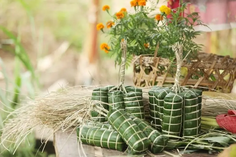 Hình ảnh bánh chưng ngày Tết mang đậm nét cổ truyền Hình ảnh bánh chưng ngày Tết mang đậm nét cổ truyền