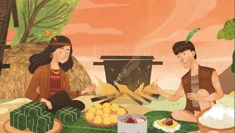 Hình ảnh nấu bánh chưng ngày Tết giữ gìn giá trị truyền thống Hình ảnh nấu bánh chưng ngày Tết giữ gìn giá trị truyền thống