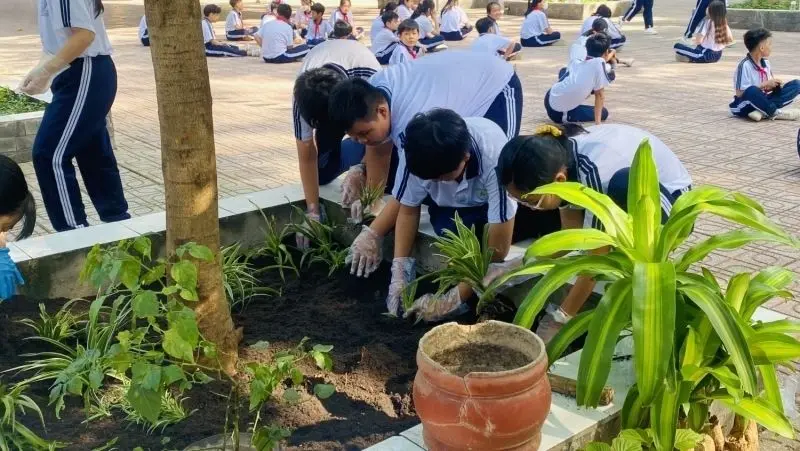 Khuyến khích lối sống xanh qua hình ảnh trồng cây xanh Khuyến khích lối sống xanh qua hình ảnh trồng cây xanh