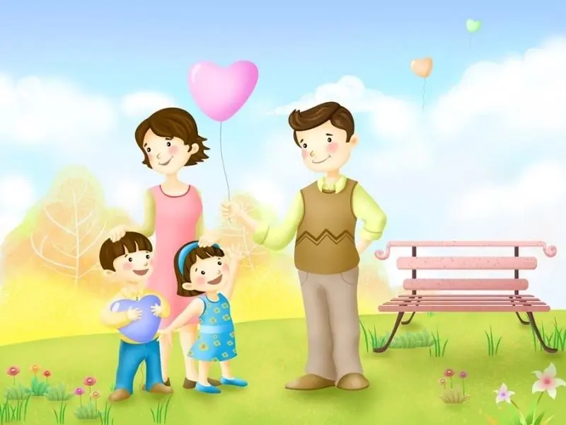 Hình ảnh gia đình hạnh phúc hoạt hình chibi đáng nhớ Hình ảnh gia đình hạnh phúc hoạt hình chibi đáng nhớ
