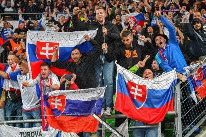 Hình ảnh đội tuyển Slovakia cùng khoảnh khắc lịch sử