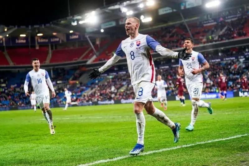 Đội tuyển Slovakia trong ngày hội quân đầu tiên