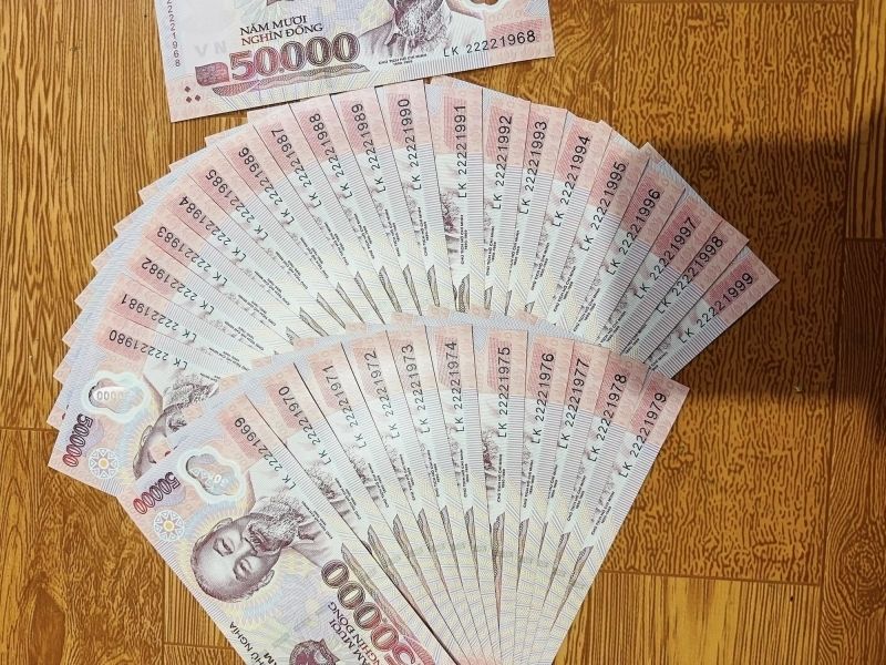 Hình ảnh tiền 50K chụp cận cảnh đầy sắc nét Hình ảnh tiền 50K chụp cận cảnh đầy sắc nét