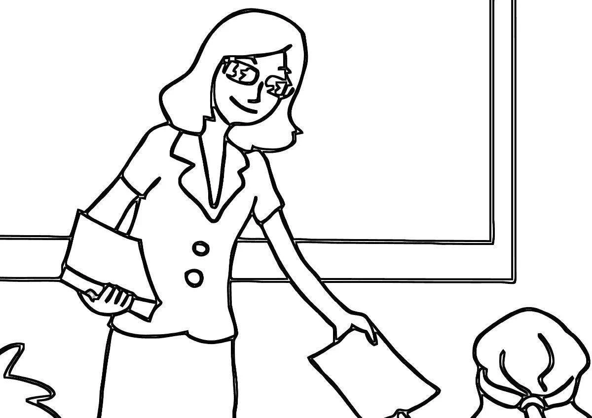 Tranh tô màu cô giáo – Cách thú vị để bé vừa học vừa yêu nghề giáo. Tranh tô màu cô giáo – Cách thú vị để bé vừa học vừa yêu nghề giáo.