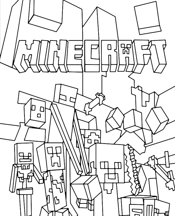 Bé yêu sẽ mê mẩn với tranh tô màu Minecraft sống động và dễ tô. Bé yêu sẽ mê mẩn với tranh tô màu Minecraft sống động và dễ tô.
