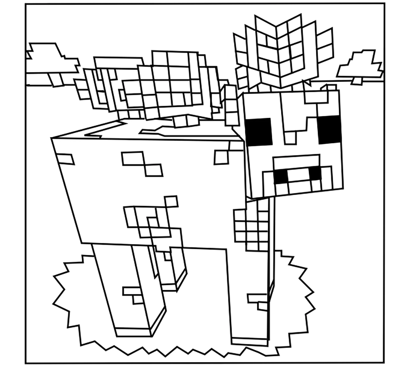 Tranh tô màu Minecraft độc đáo, món quà tuyệt vời dành cho bé yêu. Tranh tô màu Minecraft độc đáo, món quà tuyệt vời dành cho bé yêu.