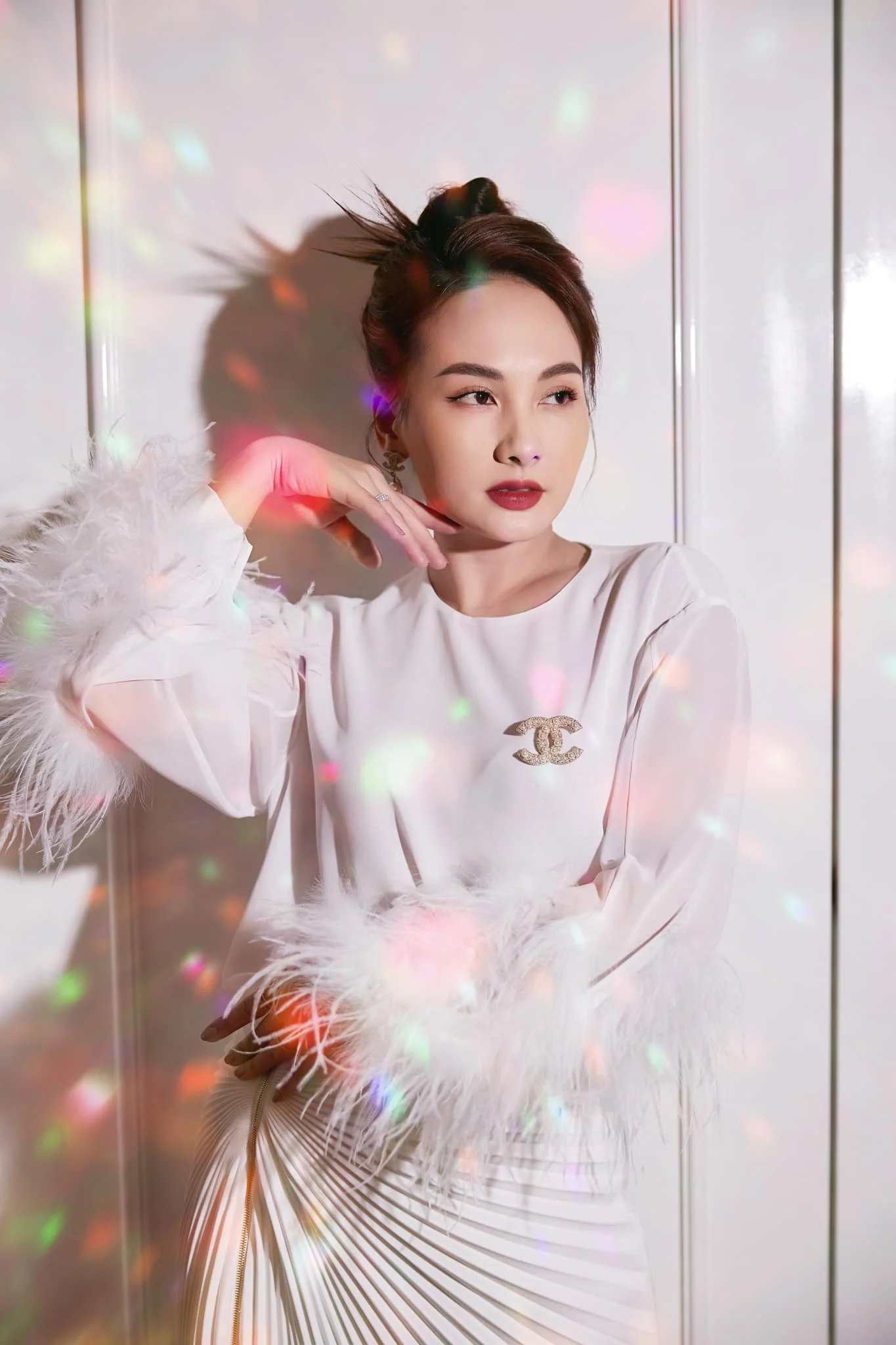 Bảo Thanh tỏa sáng với nụ cười nhẹ nhàng Bảo Thanh tỏa sáng với nụ cười nhẹ nhàng
