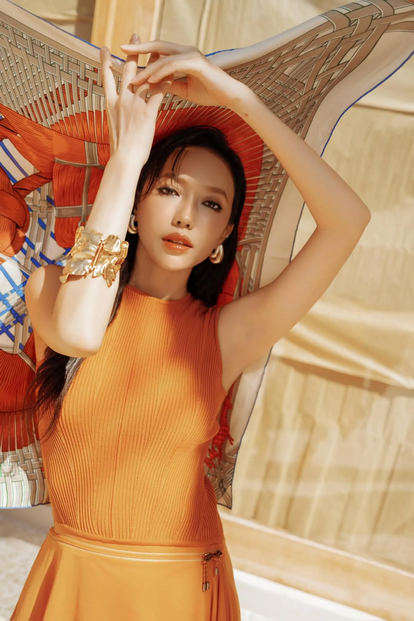 Diệu Nhi tạo điểm nhấn mạnh mẽ với thần thái nhẹ nhàng