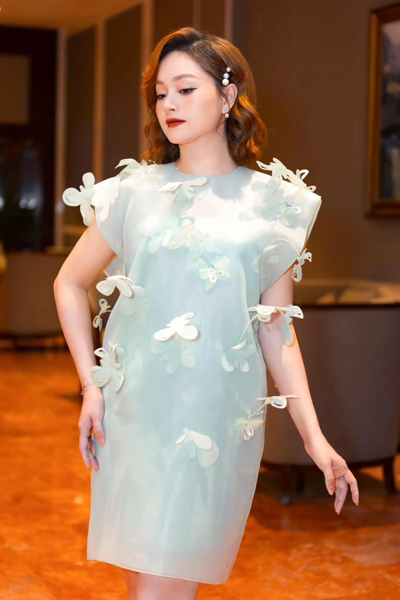 Lan Phương trước khi vào sự kiện Lan Phương trước khi vào sự kiện