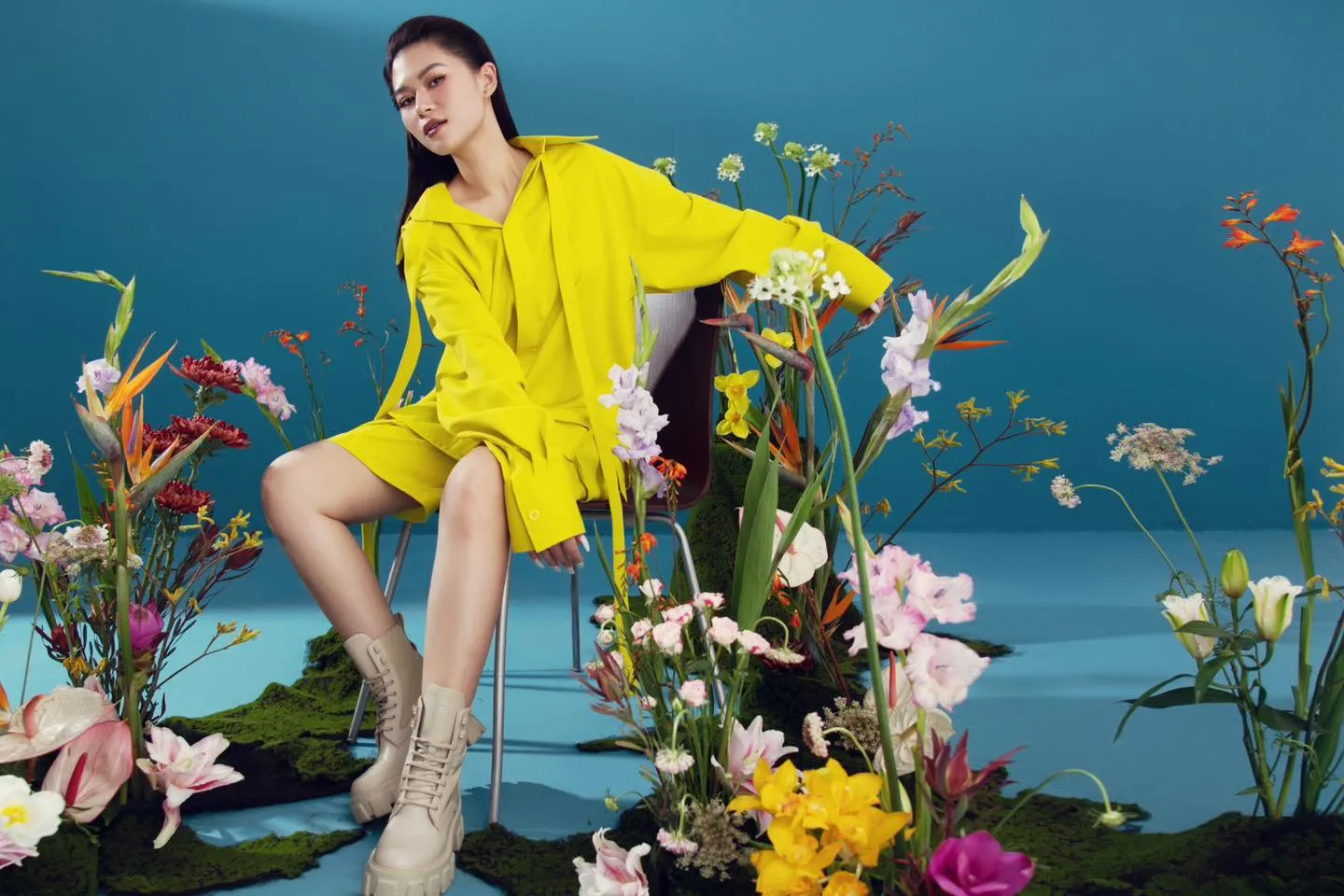 Ngọc Thanh Tâm toát lên vẻ đẹp dịu dàng và thanh thoát Ngọc Thanh Tâm toát lên vẻ đẹp dịu dàng và thanh thoát