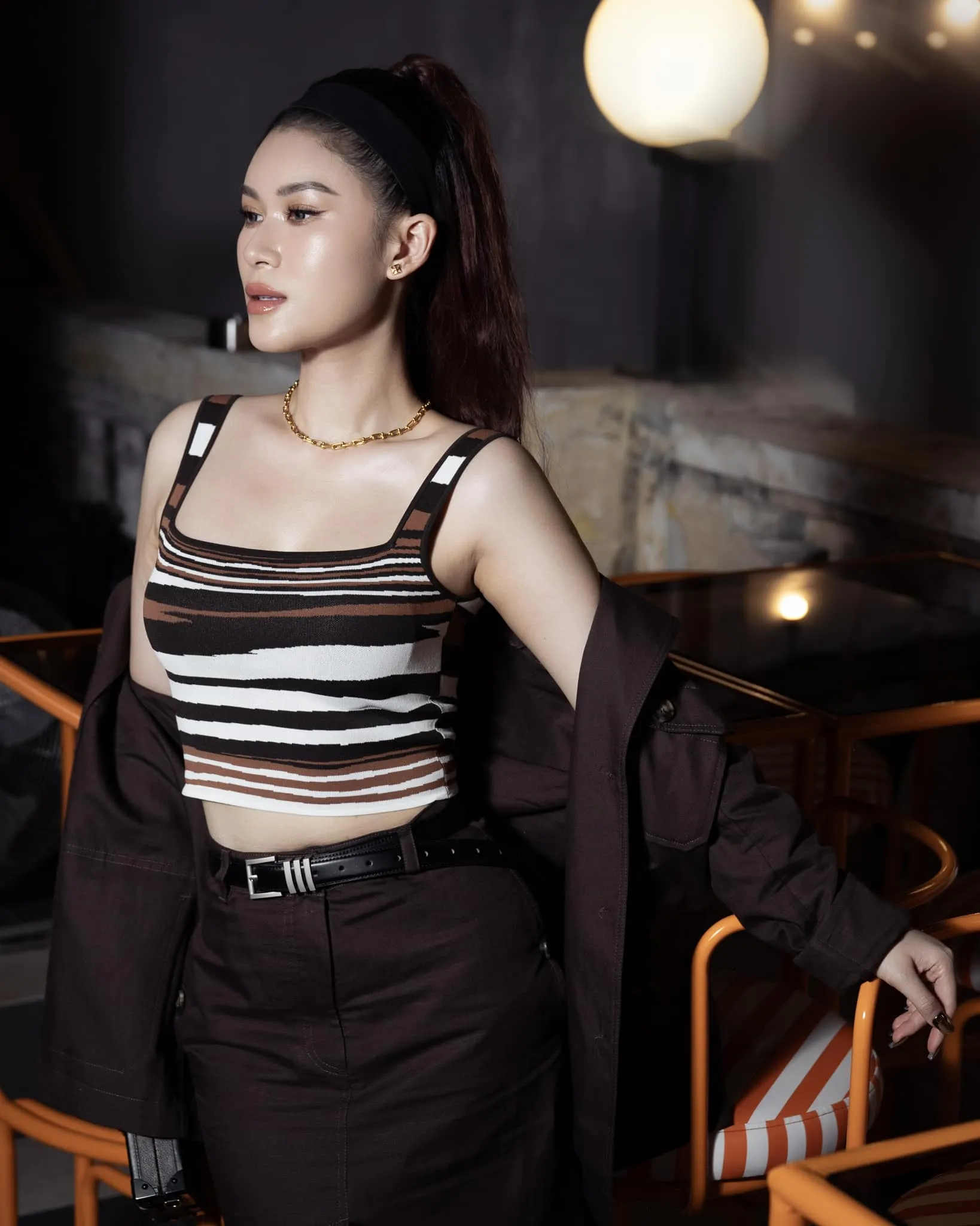 Ngọc Thanh Tâm tạo ấn tượng mạnh mẽ với nụ cười tươi Ngọc Thanh Tâm tạo ấn tượng mạnh mẽ với nụ cười tươi