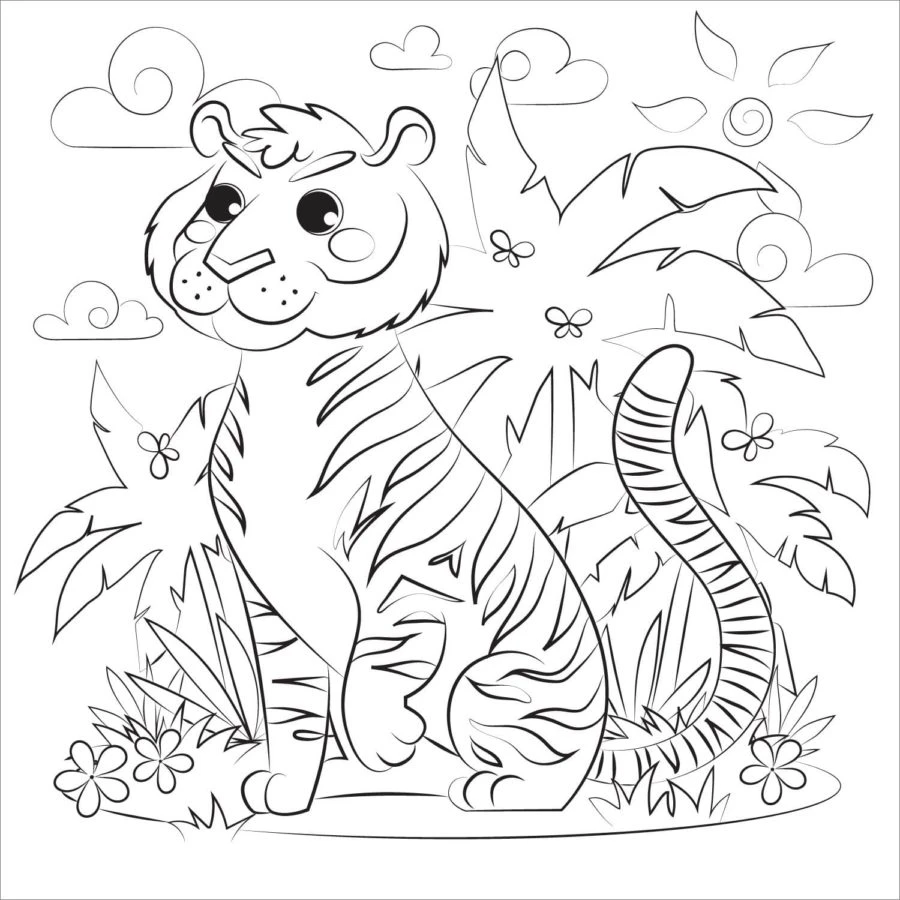 Cùng bé khám phá tranh tô màu con hổ sáng tạo, bé yêu sẽ mê mẩn! Cùng bé khám phá tranh tô màu con hổ sáng tạo, bé yêu sẽ mê mẩn!