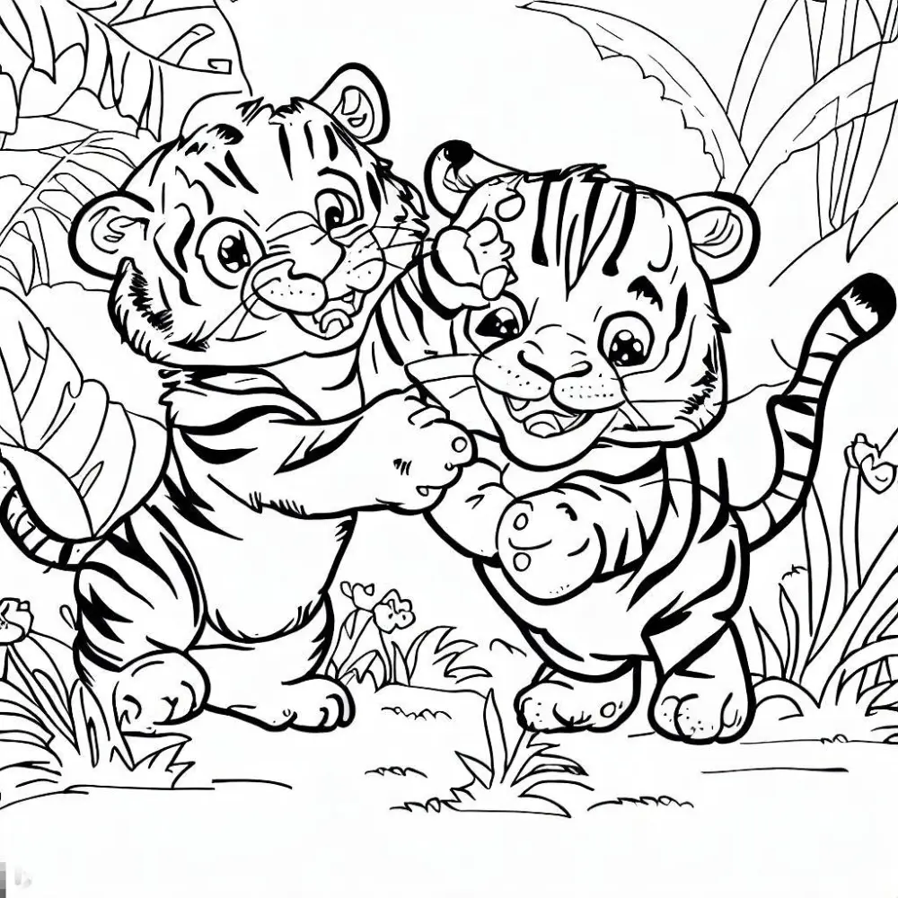 Tô màu con hổ – Hoạt động bổ ích giúp trẻ phát triển tư duy hội họa. Tô màu con hổ – Hoạt động bổ ích giúp trẻ phát triển tư duy hội họa.