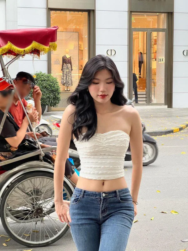 Nét tươi trẻ trong từng bức ảnh gái phố Nét tươi trẻ trong từng bức ảnh gái phố