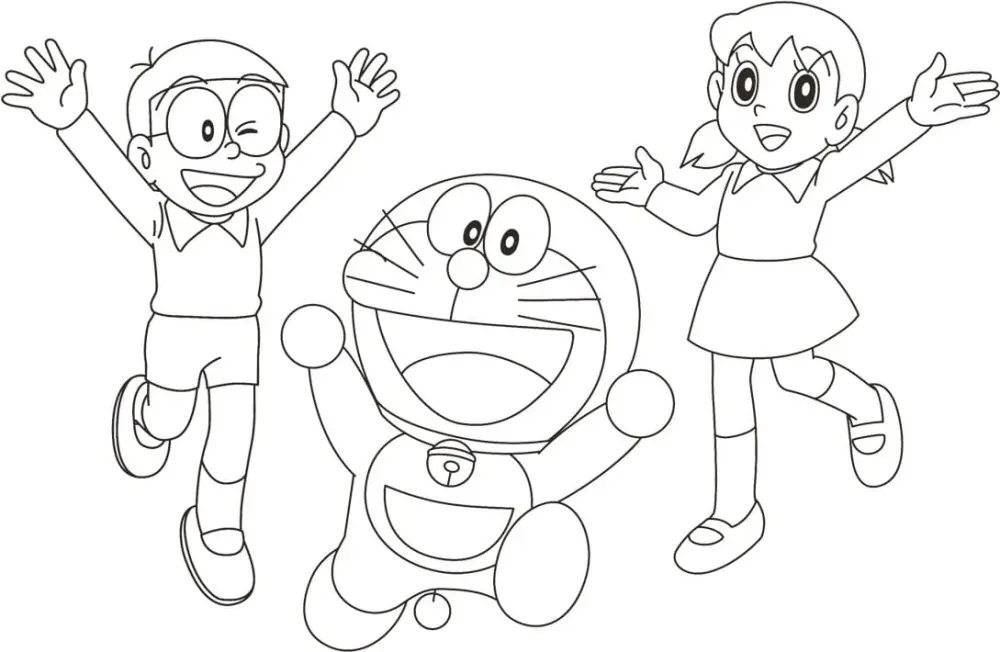 Tranh tô màu Nobita đáng yêu, giúp trẻ thêm yêu thích bộ truyện Doraemon. Tranh tô màu Nobita đáng yêu, giúp trẻ thêm yêu thích bộ truyện Doraemon.