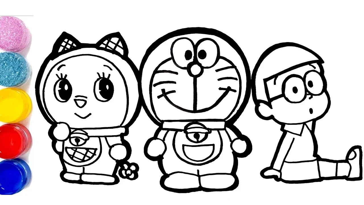 Tô màu Nobita – Bé học cách phối màu qua từng chi tiết nhỏ. Tô màu Nobita – Bé học cách phối màu qua từng chi tiết nhỏ.