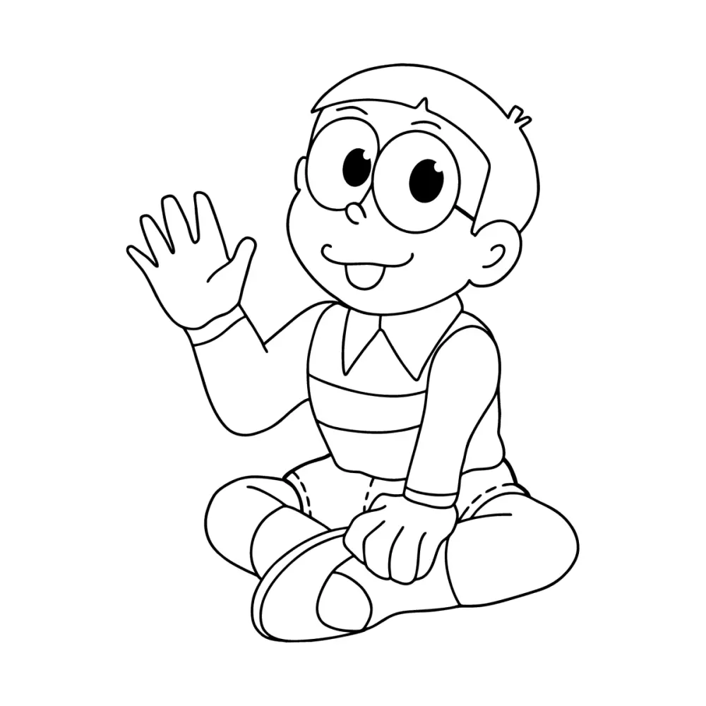Tranh tô màu Nobita độc đáo, giúp bé yêu khám phá thế giới nhân vật hài hước. Tranh tô màu Nobita độc đáo, giúp bé yêu khám phá thế giới nhân vật hài hước.