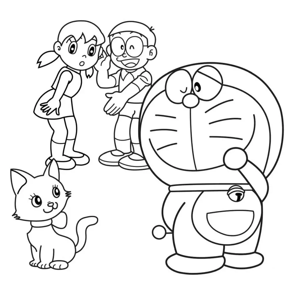 Tranh tô màu Nobita dễ thương, giúp trẻ yêu thêm thế giới truyện tranh Nhật Bản. Tranh tô màu Nobita dễ thương, giúp trẻ yêu thêm thế giới truyện tranh Nhật Bản.