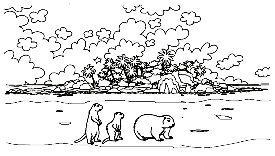 Khám phá tranh tô màu capybara cute đáng yêu, giúp trẻ phát triển tư duy. Khám phá tranh tô màu capybara cute đáng yêu, giúp trẻ phát triển tư duy.