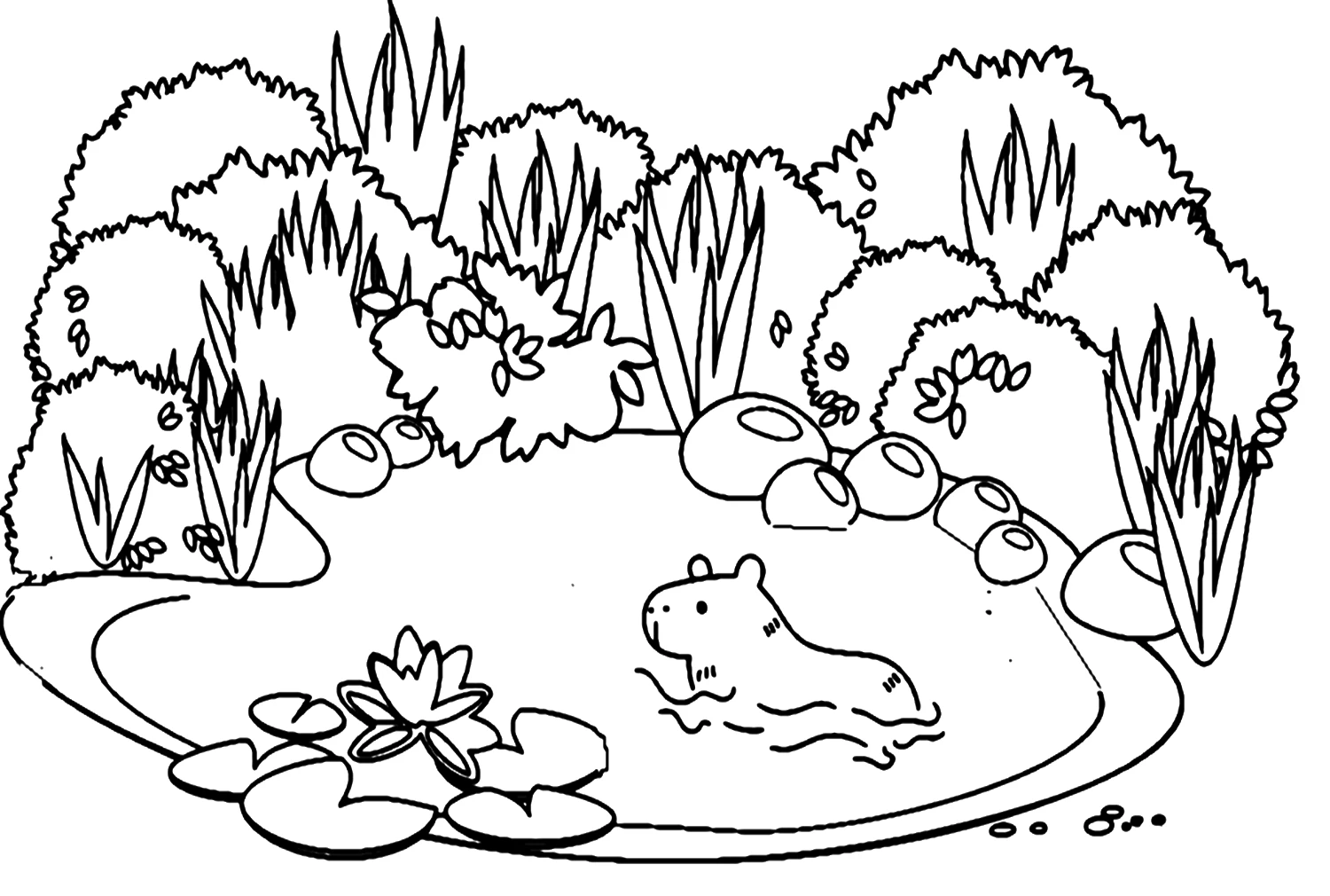 Tranh tô màu capybara cute đẹp mắt, bé yêu sẽ sáng tạo không ngừng. Tranh tô màu capybara cute đẹp mắt, bé yêu sẽ sáng tạo không ngừng.