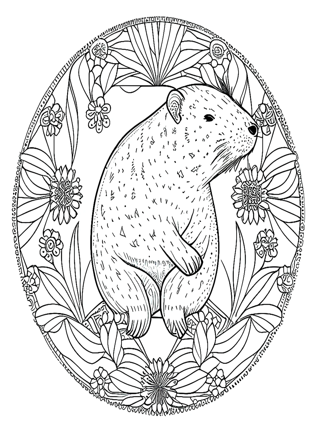 Tranh capybara cute ngộ nghĩnh, giúp trẻ học cách yêu động vật. Tranh capybara cute ngộ nghĩnh, giúp trẻ học cách yêu động vật.