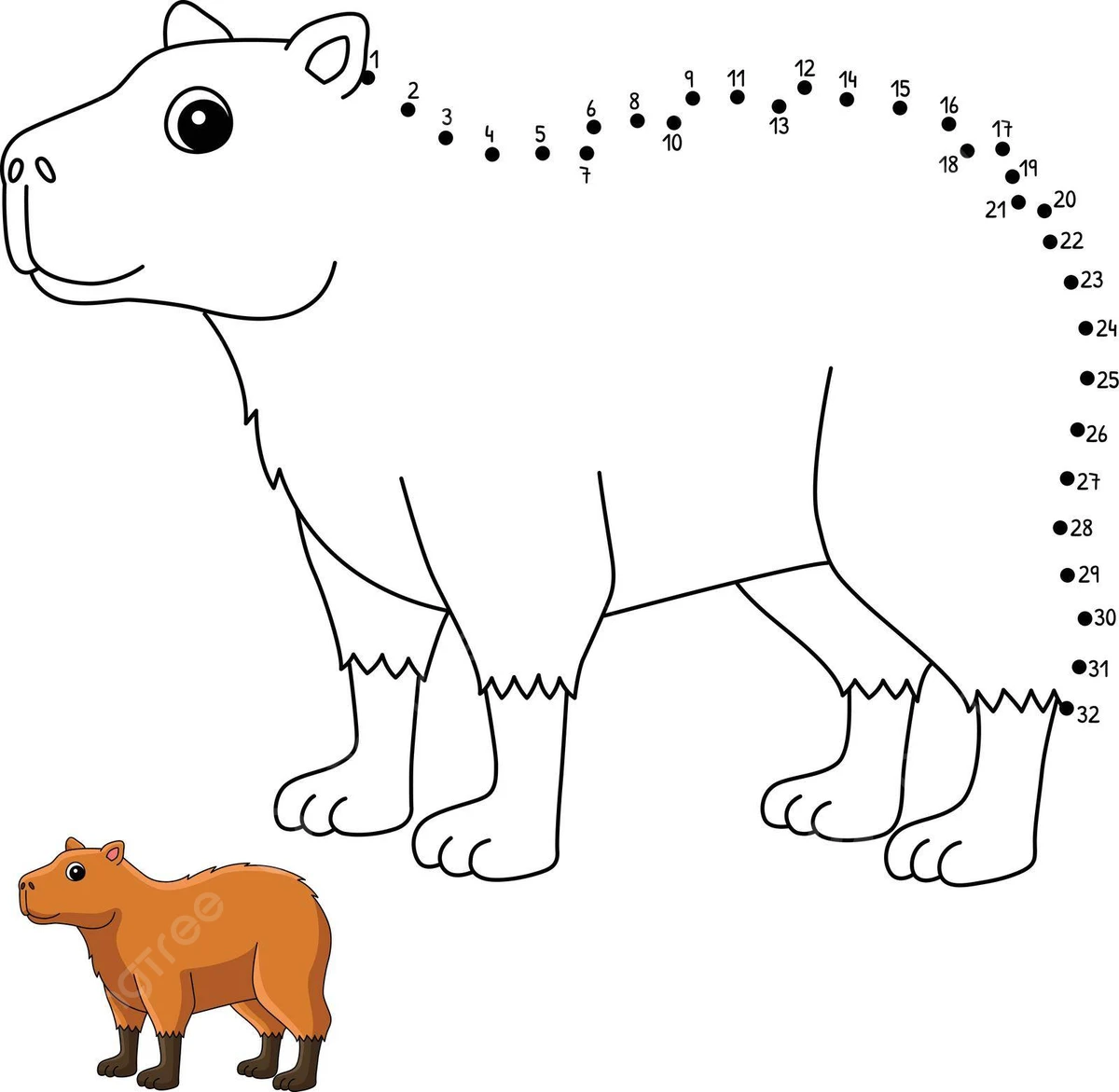 Khám phá tranh tô màu capybara đẹp mắt, giúp bé thêm yêu động vật. Khám phá tranh tô màu capybara đẹp mắt, giúp bé thêm yêu động vật.