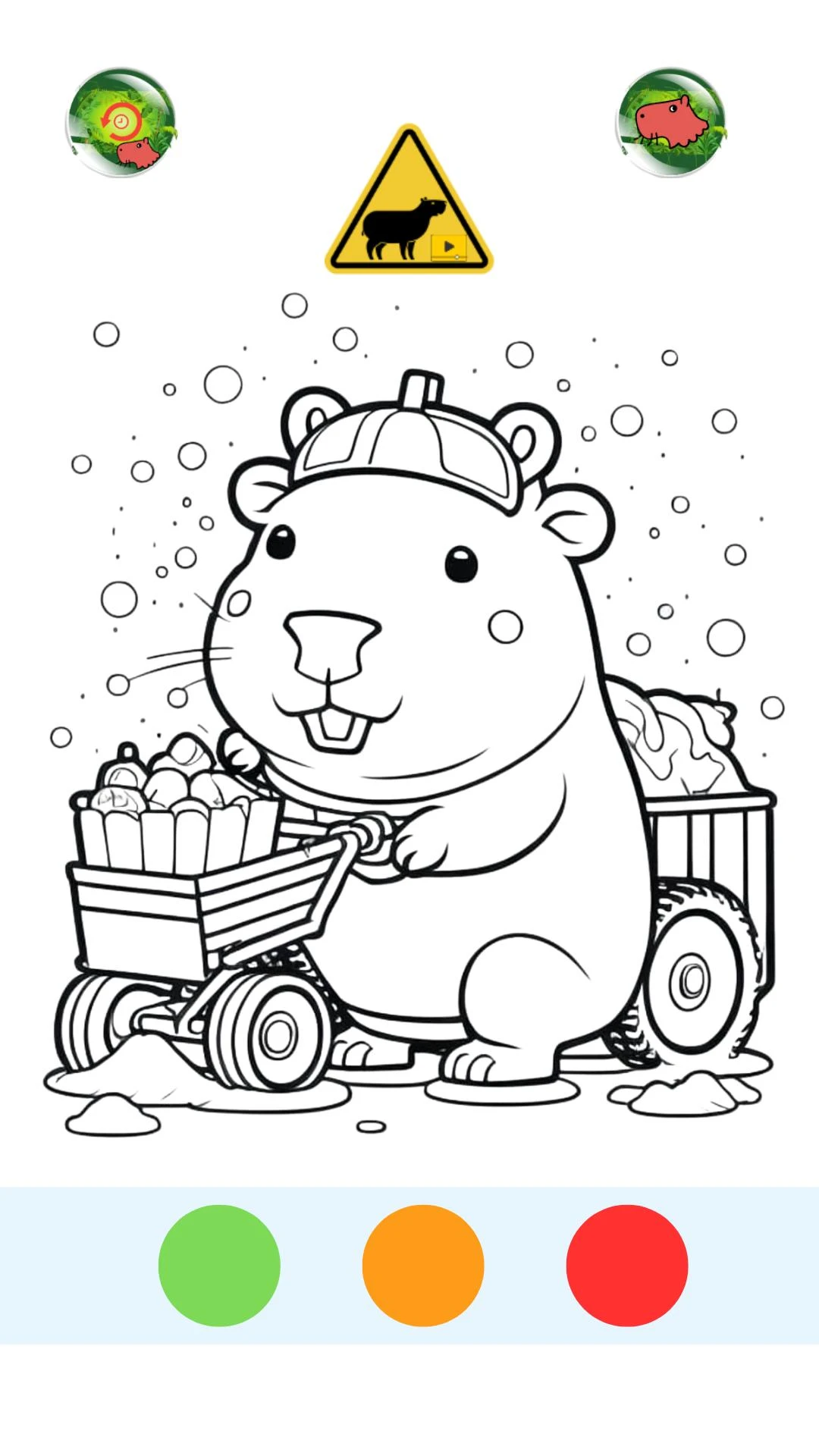 Tải ngay tranh tô màu capybara miễn phí, món quà ý nghĩa dành cho bé. Tải ngay tranh tô màu capybara miễn phí, món quà ý nghĩa dành cho bé.