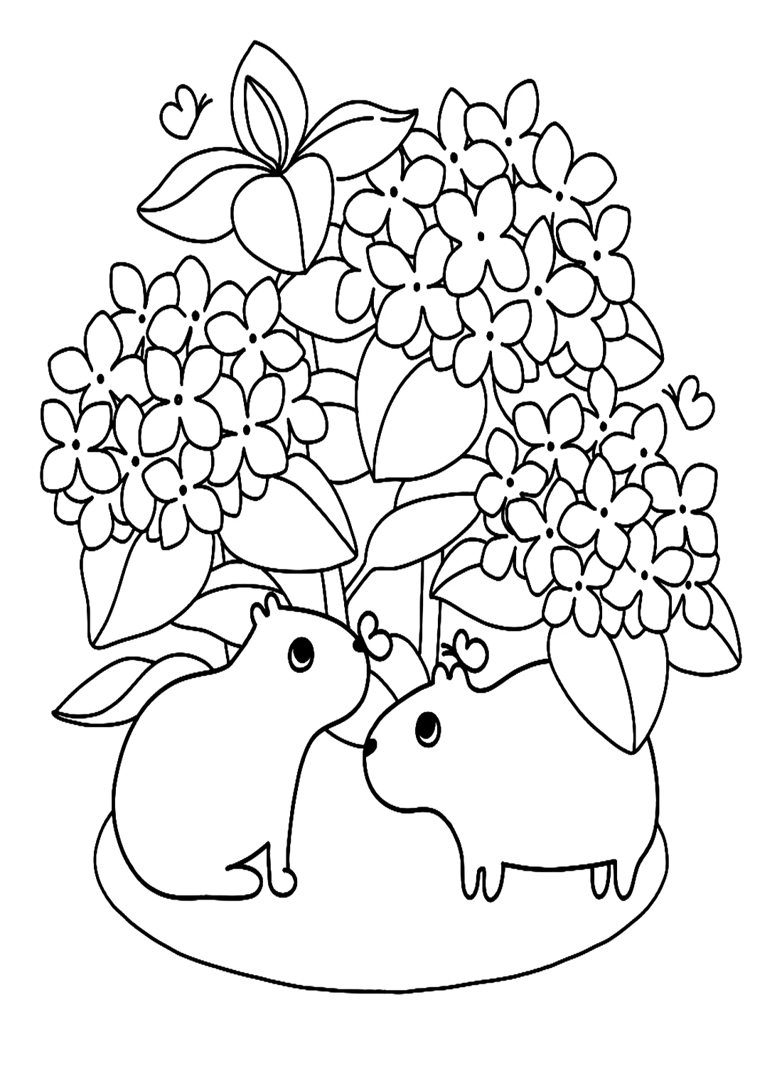 Tranh tô màu capybara dễ thương, kích thích trí tưởng tượng của trẻ nhỏ. Tranh tô màu capybara dễ thương, kích thích trí tưởng tượng của trẻ nhỏ.