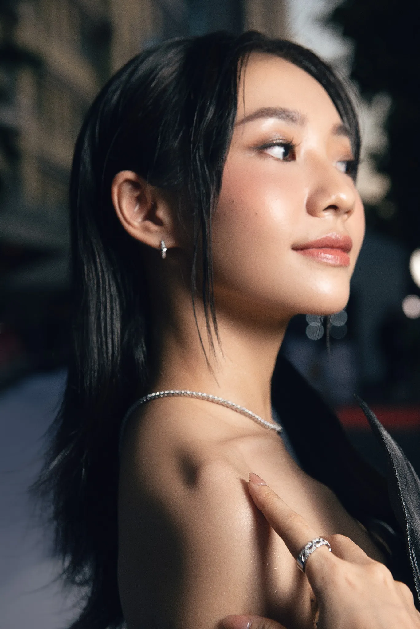 Hoàng Hà tạo ấn tượng với thần thái nhẹ nhàng Hoàng Hà tạo ấn tượng với thần thái nhẹ nhàng