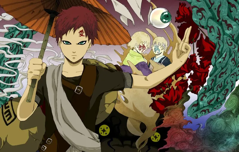 Hình ảnh Gaara với vẻ đẹp kỳ lạ, đầy quyến rũ và bí ẩn Hình ảnh Gaara với vẻ đẹp kỳ lạ, đầy quyến rũ và bí ẩn