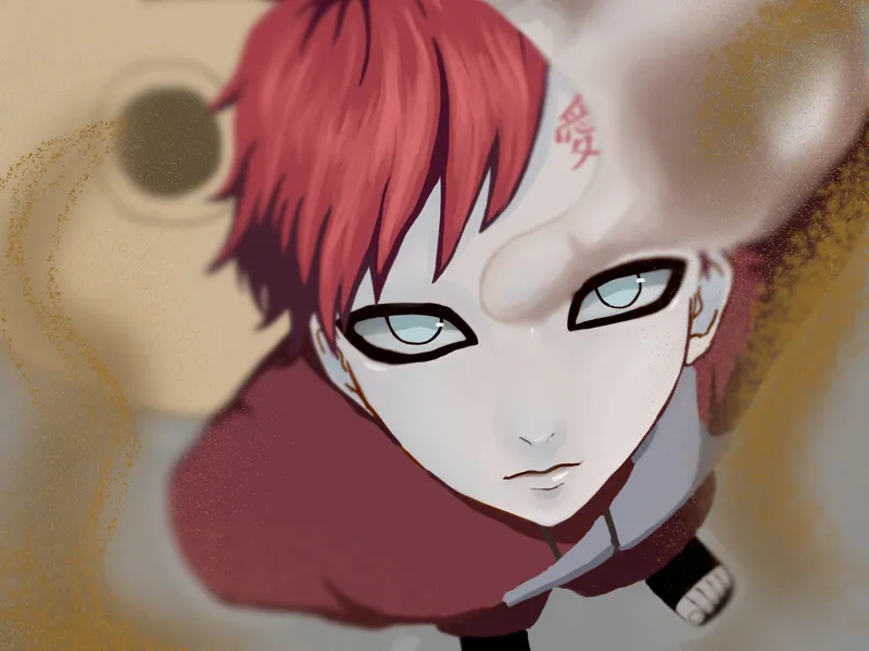 Hình ảnh Gaara mạnh mẽ, đầy ý chí trong thế giới Naruto Hình ảnh Gaara mạnh mẽ, đầy ý chí trong thế giới Naruto