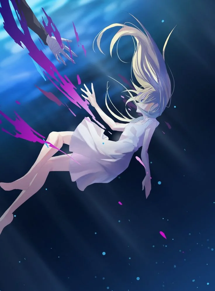 Ảnh anime con gái đẹp với phong cách cuốn hút, đầy nữ tính.