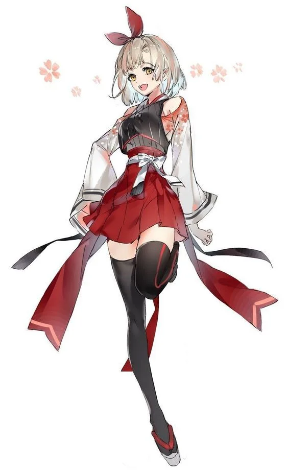 Ảnh anime con gái cute tràn đầy sức sống và sự ngọt ngào.