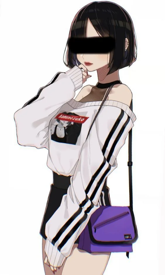 Ảnh anime con gái cute với biểu cảm vui tươi, sinh động.