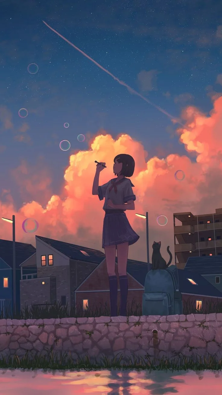 Ảnh anime con gái cute mang đến cảm giác nhẹ nhàng và dễ chịu.